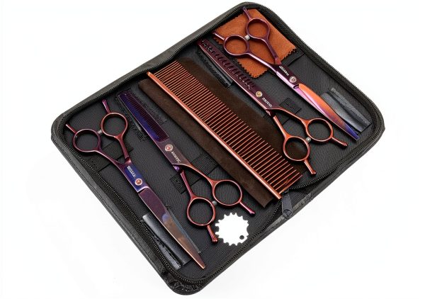 TOPGOOSE Dog Grooming Scissors Stainless Steel Ergonomic-7