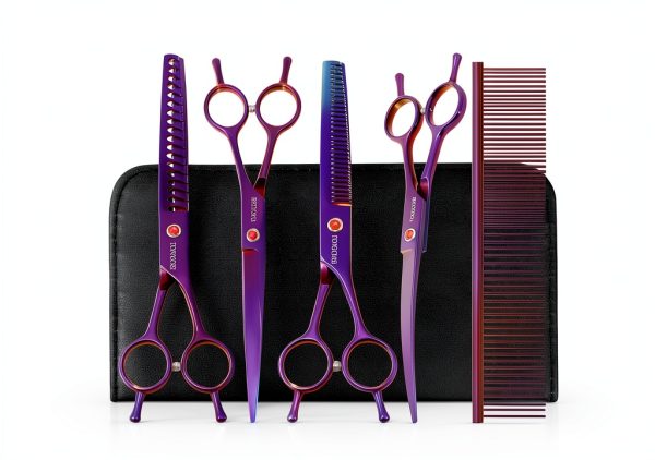 TOPGOOSE Dog Grooming Scissors Stainless Steel Ergonomic-6