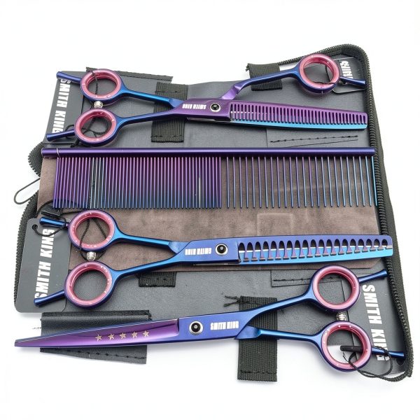 Smithking Dog Grooming Scissors Stainless Steel Professional-6