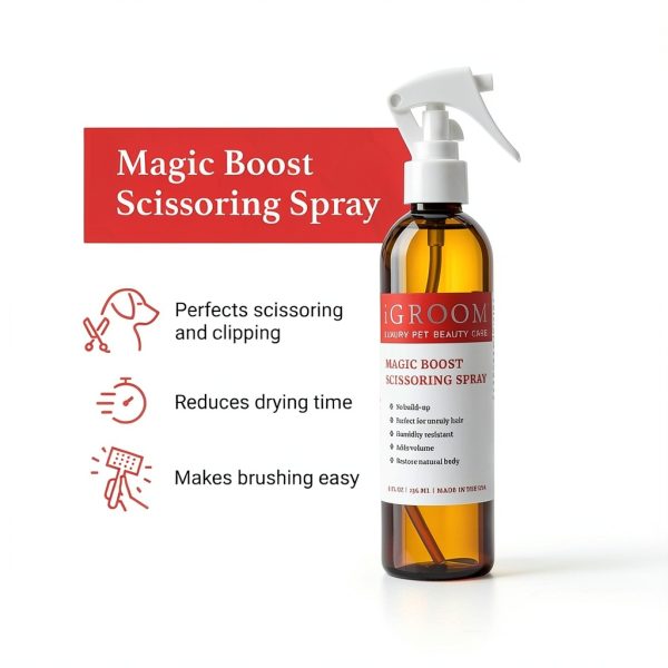 iGroom Magic Boost Scissoring Spray Pet Grooming Styler-1
