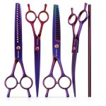 TOPGOOSE Dog Grooming Scissors Stainless Steel Ergonomic-0