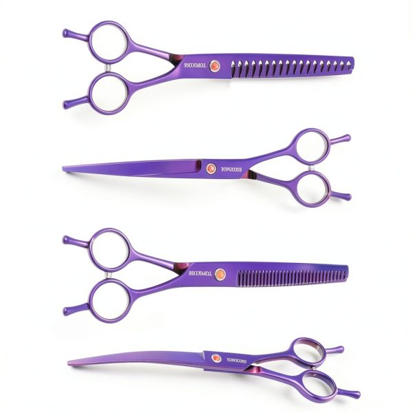 TOPGOOSE Dog Grooming Scissors Stainless Steel Ergonomic-5