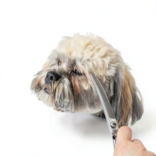 Fenice Totem Dog Grooming Scissors Stainless Steel Curved-2