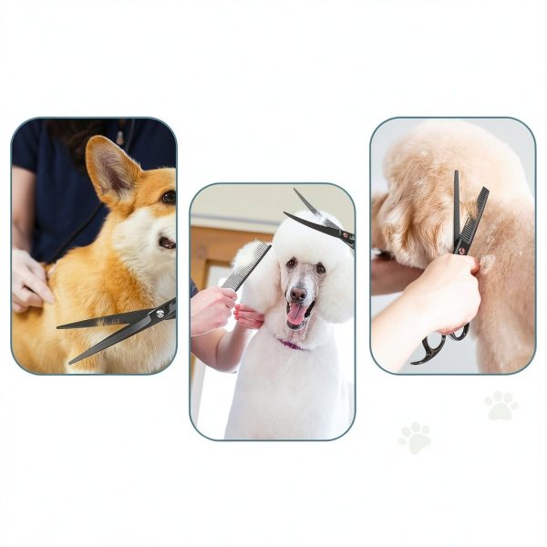 Ethyxe Dog Grooming Set Stainless Steel-5