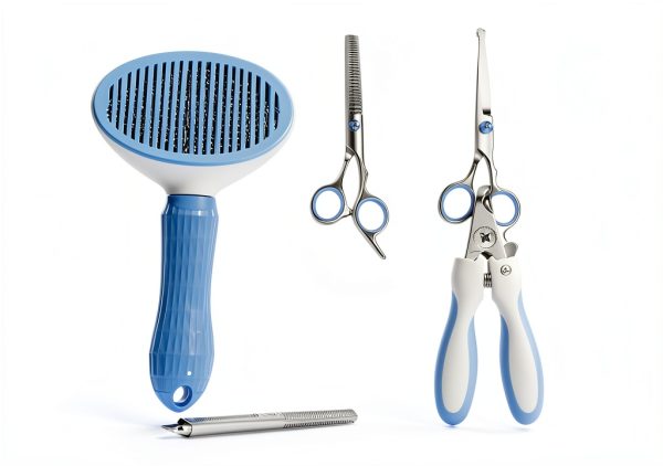 ZONEXCHIC Dog Grooming Kit Stainless Steel Scissors Self-1