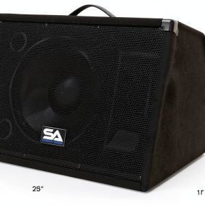 Seismic Audio 12" Floor Monitor Tweeter Speaker-0