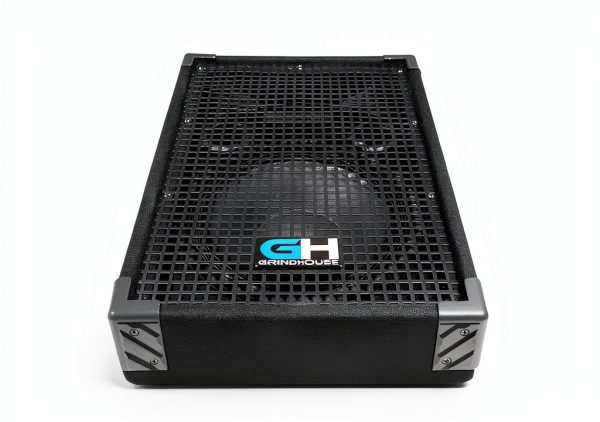 10 Inch Floor Monitor GH10M Black Metal Bass Boost Wedge-2