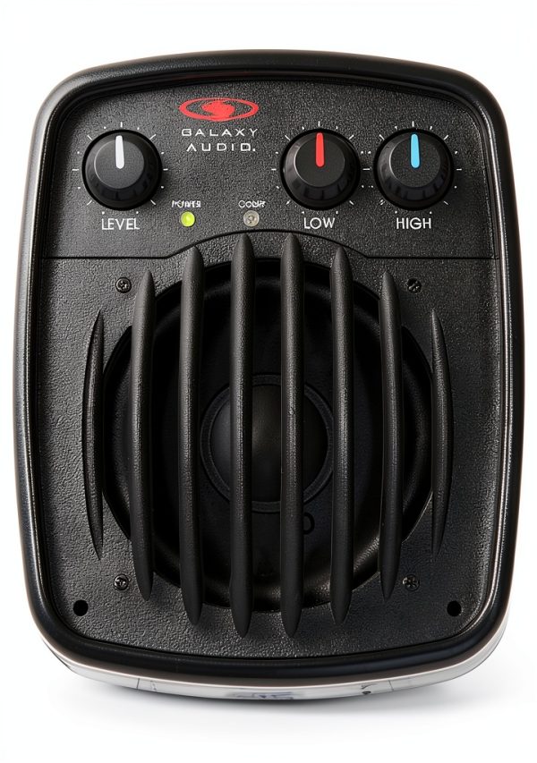 Galaxy Audio Nano Spot Speaker with Bass Boost Wall Mount Black-3