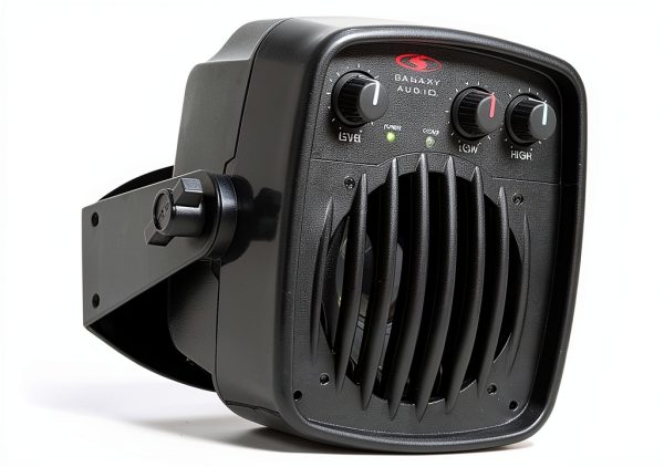 Galaxy Audio Nano Spot Speaker with Bass Boost Wall Mount Black-2
