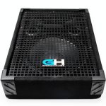 10 Inch Floor Monitor GH10M Black Metal Bass Boost Wedge-0