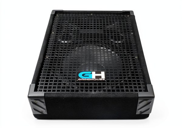 10 Inch Floor Monitor GH10M Black Metal Bass Boost Wedge-0