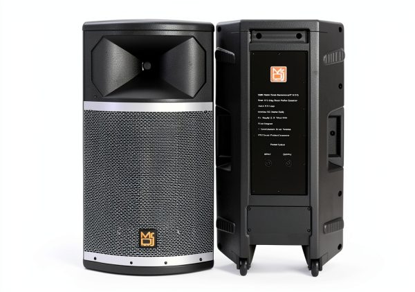 Mr DJ PRO115S 15" Floor Standing Full‑Range Speaker with 4000W PMPO-0