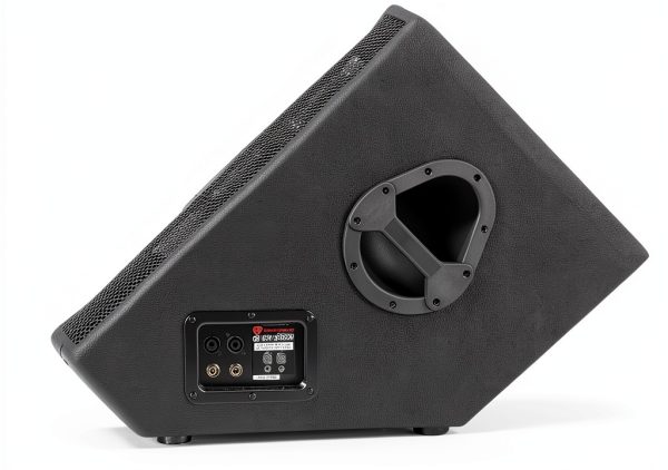 Rockville RSM12P 12" Floor Monitor Speaker – 2‑Pack Black Metal Wedge-5