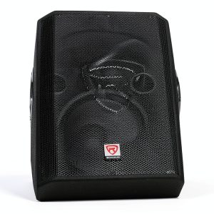 Rockville RSM12P 12" Floor Monitor Speaker – 2‑Pack Black Metal Wedge-0