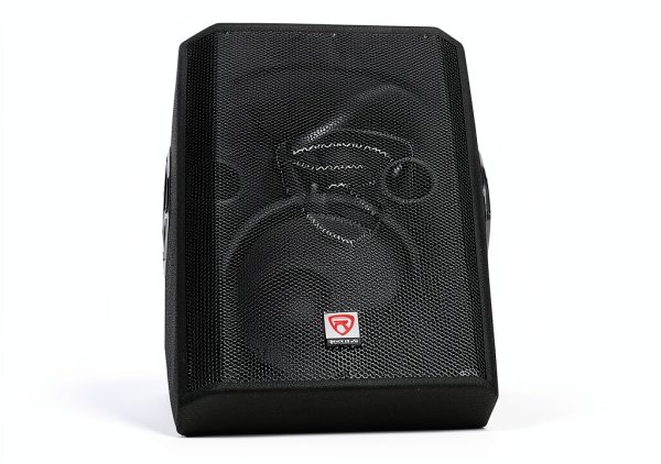Rockville RSM12P 12" Floor Monitor Speaker – 2‑Pack Black Metal Wedge-0