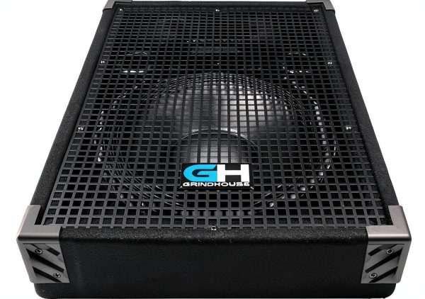Grindhouse GH12M-Pair 12" Passive Wedge Monitors Black Industrial-2