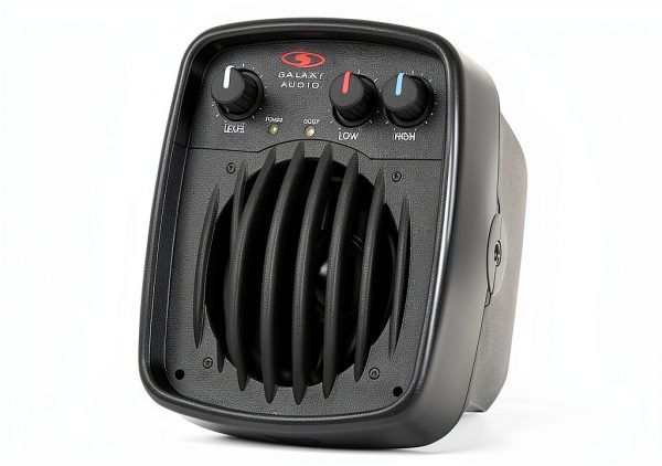Galaxy Audio Nano Spot Speaker with Bass Boost Wall Mount Black-0