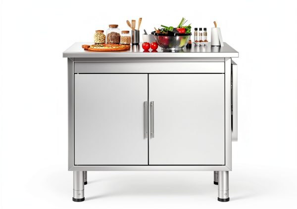 Stainless Steel Work Table JFHID 57" x 19.7" with Extendable Panel-6