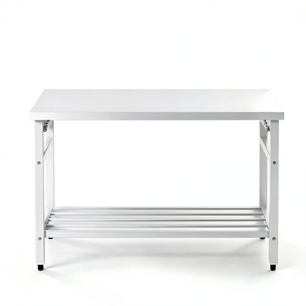 Commercial Foldable Stainless Steel Table Mioleu 48x24 Adjustable-2