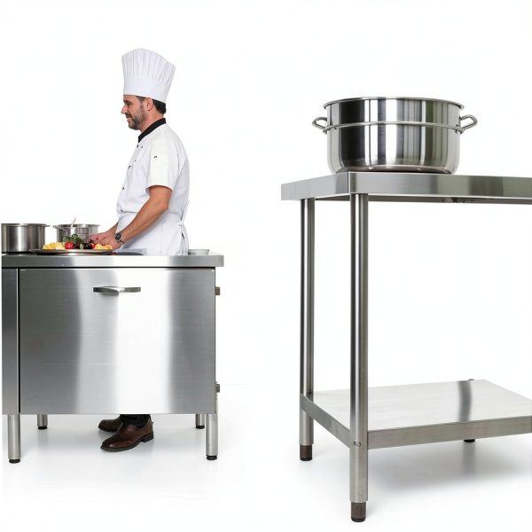 NSF Certified Stainless Steel Prep Table 24x18 HXCFYP Commercial-2