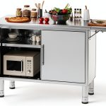Stainless Steel Work Table JFHID 57" x 19.7" with Extendable Panel-0