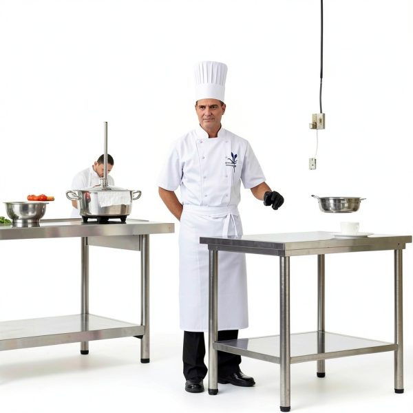 NSF Certified Stainless Steel Prep Table 24x18 HXCFYP Commercial-3