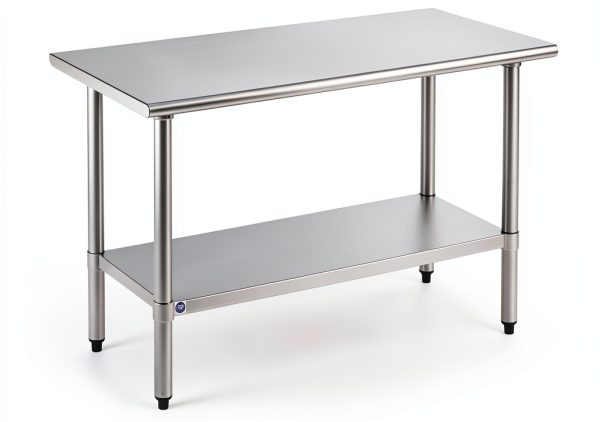 ROCKPOINT Stainless Steel Commercial Table 24x48in NSF Heavy Duty-0