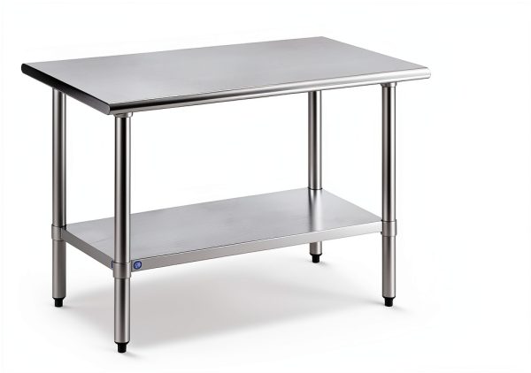 ROCKPOINT Stainless Steel Commercial Table 24x48in NSF Heavy Duty-5