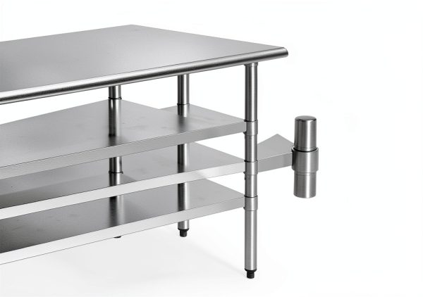 ROCKPOINT Stainless Steel Commercial Table 24x48in NSF Heavy Duty-4