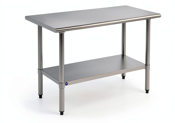 ROCKPOINT Stainless Steel Commercial Table 24x48in NSF Heavy Duty-3